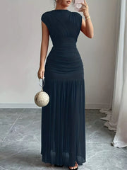 Ruched Bodycon Maxi Dress
