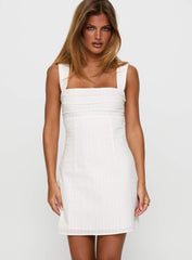 Anyone But You Mini Dress White