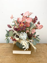 Silk floral mixed fall signature centerpiece 17 inch handmade for farmhouse transitional fall home decor from Magnolias Home Decor