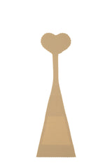 Strapless No Line Reusable Heart Shape Panty - Nude