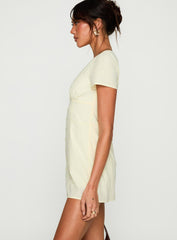 Loveliness Romper Lemon
