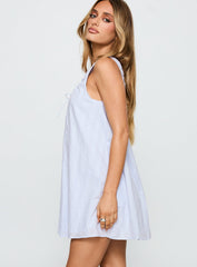 Antiquity Swing Mini Dress Blue