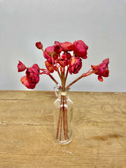 Silk burgundy mini ranunculus bundle for transitional everyday home decor from Magnolias Home Decor