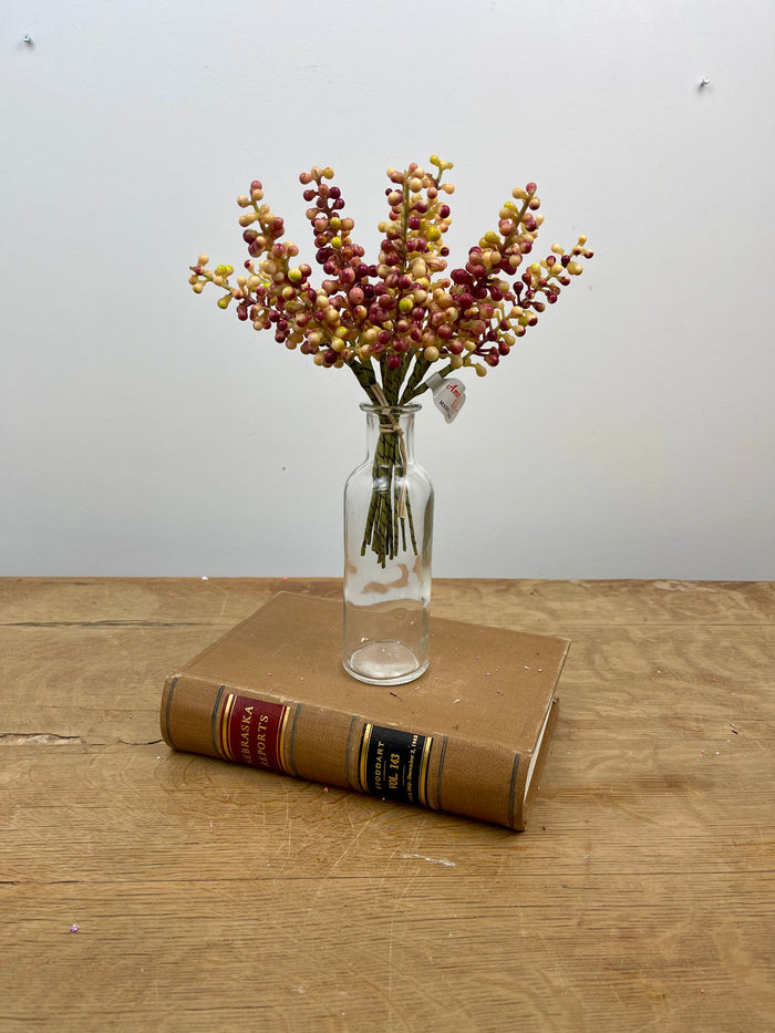 Silk rusty mauve berry bundle for transitional everyday home decor from Magnolias Home Decor