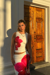 Payge White Orchid Maxi Skirt