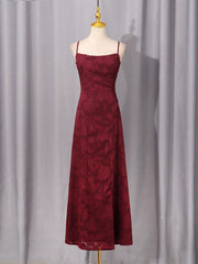 Lace Spaghetti Strap Maxi Dress