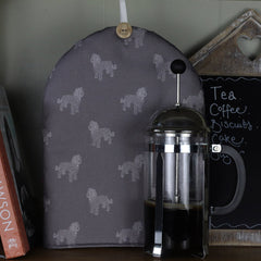 Cockapoo cafetiere coffee cosy. Cockapoo lover gift.