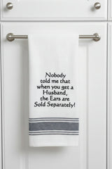 Ears Sold Separately Funny Tea Towel