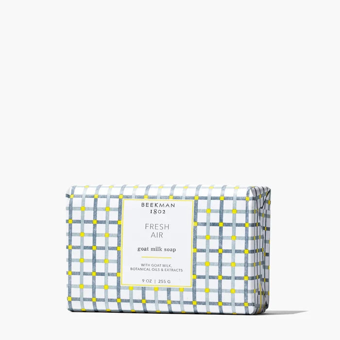 Beekman 1802 Fresh Air goat milk bar soap 9 oz for self-care gift from Magnolias Home Decor