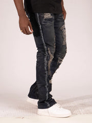 Makobi Danielli unzipped denim jacket, casual blue denim with zipper details, stylish and versatile for everyday wear