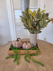 Silk olive laurel leaf bush outdoor safe for farmhouse transitional everyday home decor from Magnolias Home Decor