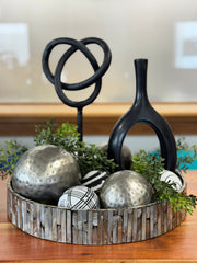 Patti Metal Silver Orb - 2 Sizes