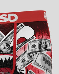 PSD Underwear WF Cherry Melt boxer briefs in multi-color with cherry print fabric and comfortable waistband.