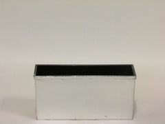 Silver Rectangle Shatterproof Planter