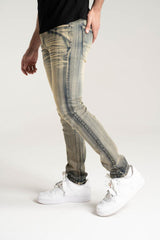 Dark indigo Spark 'Basic' Stretch Denim jeans with a classic fit, showcasing the denim fabric and stitching details.