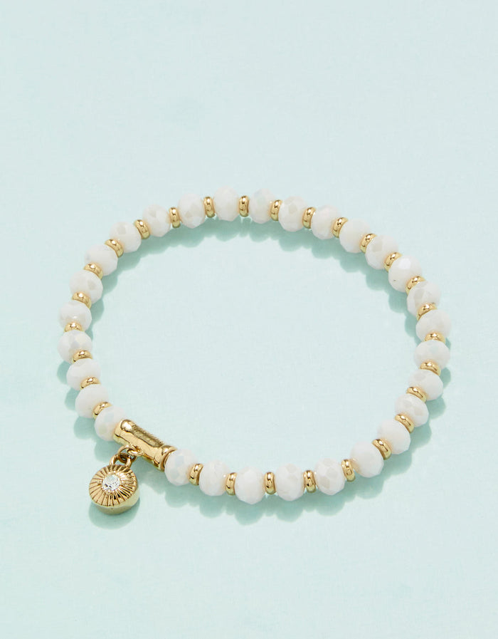 Spartina Splash Alljoy gold stretch bracelet tarnish free water resistant for everyday gift from Magnolias Home Decor