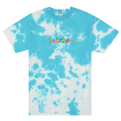 Stay Cool 'Tropical' T-Shirt in cloud wash, casual men's tee with tropical print and soft fabric, from STAY COOL.