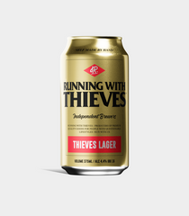 Thieves Lager can – crisp Australian craft lager brewed in Fremantle
