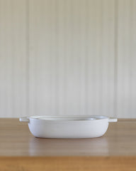 White Baking Dish