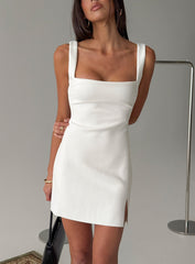 Bombshell Mini Dress White