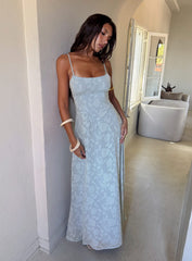 South Of France Maxi Dress Blue