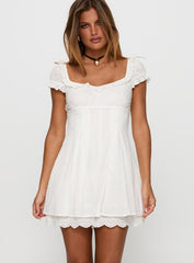 Want Your Love Romper White
