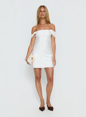 Zabbarra Mini Dress White Floral