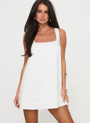 Alanah Mini Dress White Tall