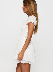 Want Your Love Romper White