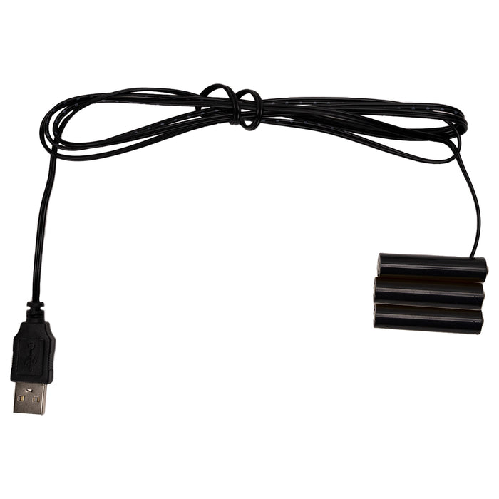 Plastic 3xAAA 58 inch replacement battery lead wire for flameless candles from Magnolias Home Decor