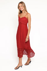Winnie Maxi Dress - Red
