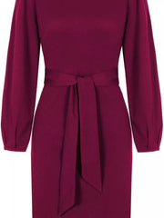 Tie-Waist Mini Dress