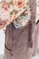 Vintage Wash Denim Overall Dress
