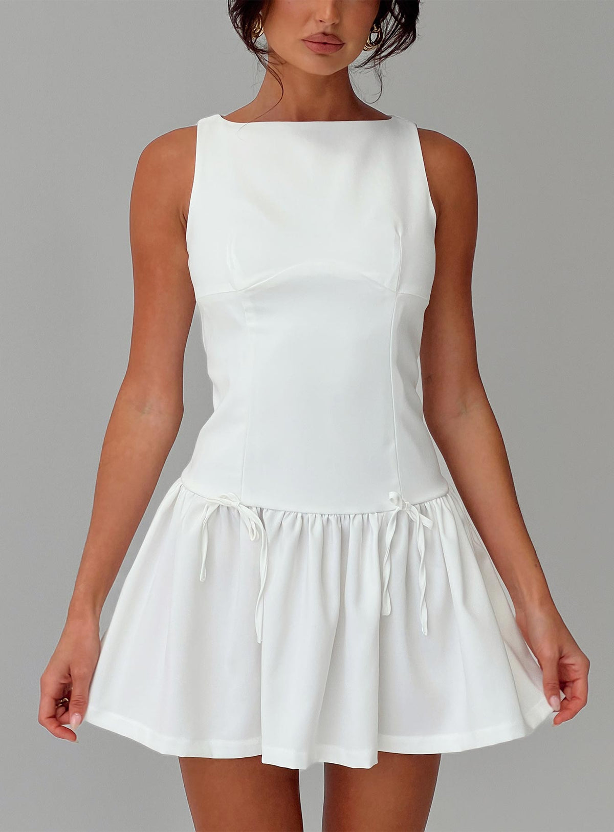 Milienne Mini Dress White