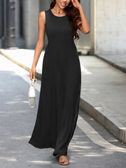 Sleeveless Flowy Maxi Dress