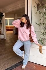 Beginning Pink Lovey Bubble Hoodie