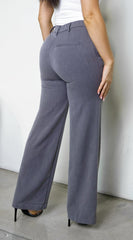 Nolira Straight Pants - Gray