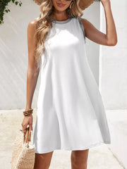 Sleeveless Casual Flowy Mini Dress
