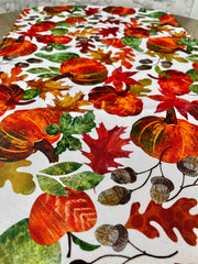 Full Pumpkin Foliage Table Runner