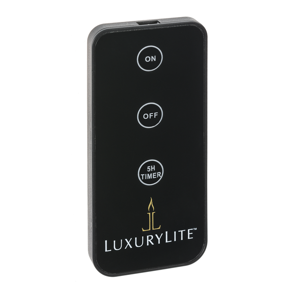 Black handheld flameless candle remote control for traditional home decor from Magnolias Home Decor