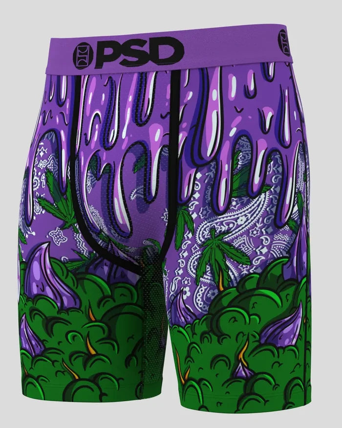 PSD Underwear Purp Nectar boxers in multi-color design, casual men's accessories with comfortable fit.