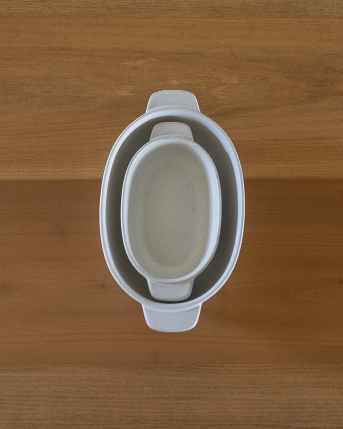 White Baking Dish